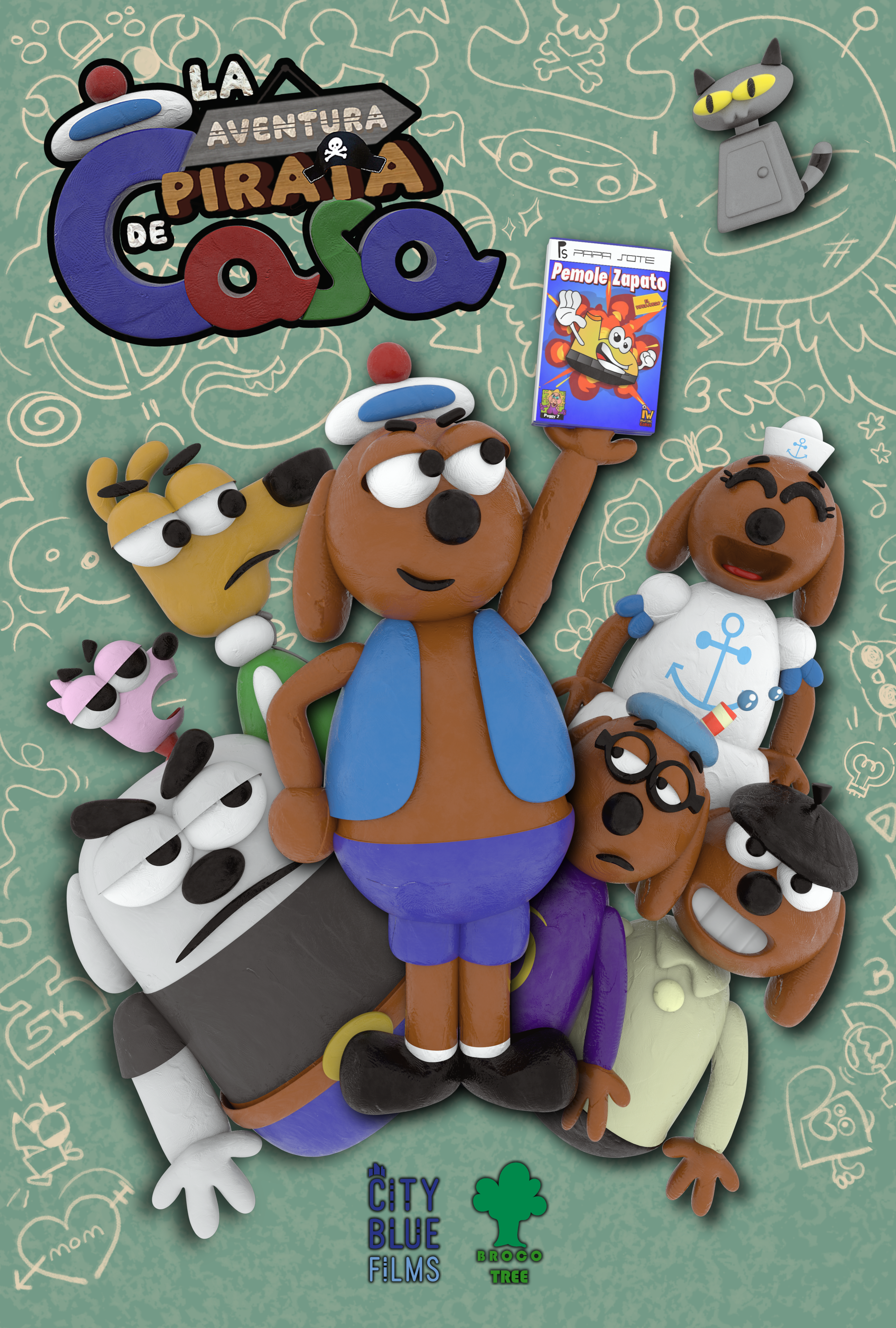 Póster oficial de La Aventura Pirata de Casa